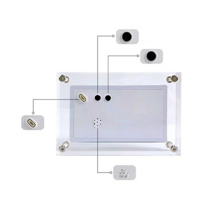 Digitalfotoram med videovisning