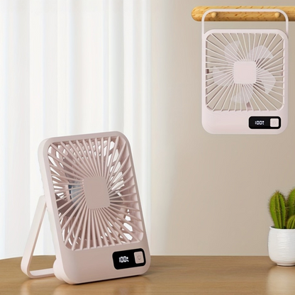 Portabel USB-uppladdningsbar bordsvifte