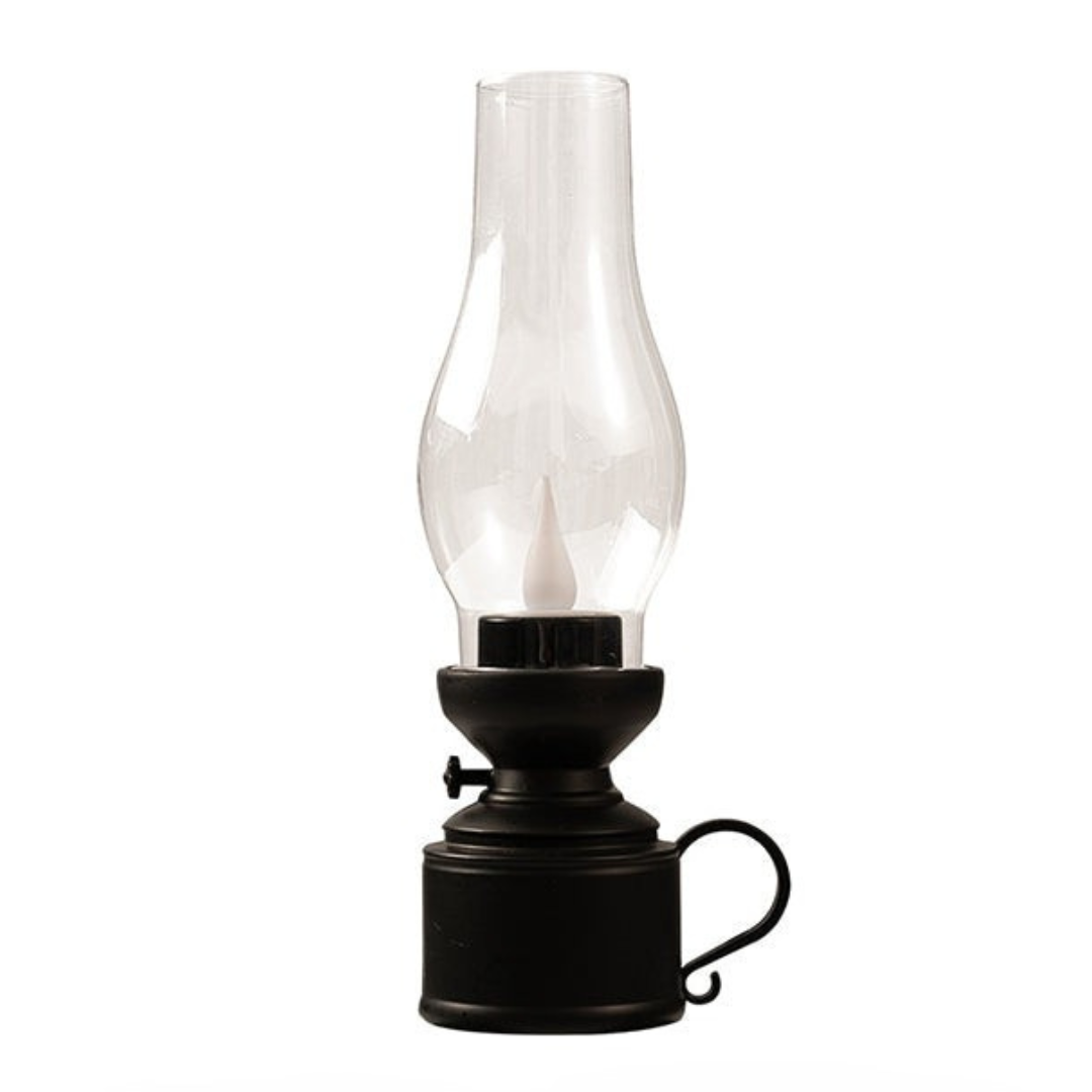 LED Bordslampa med Vintage Lykta Stil