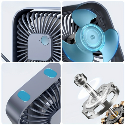 Skrivbordsvifte USB-drivet tyst bordsvifte