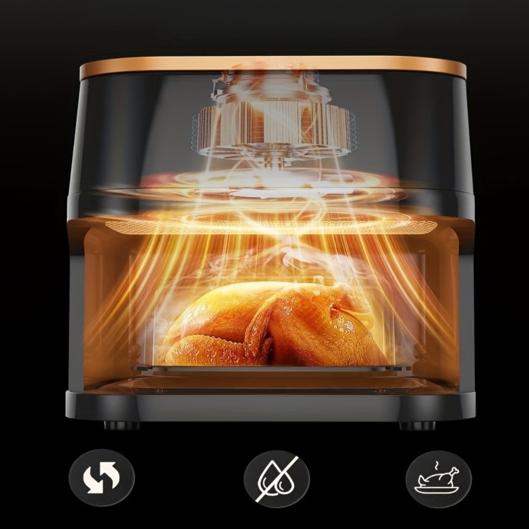 Stort Digitalt Rostfritt Stål Air Fryer Ugn