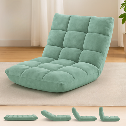 Golvstol med justerbart ryggstöd