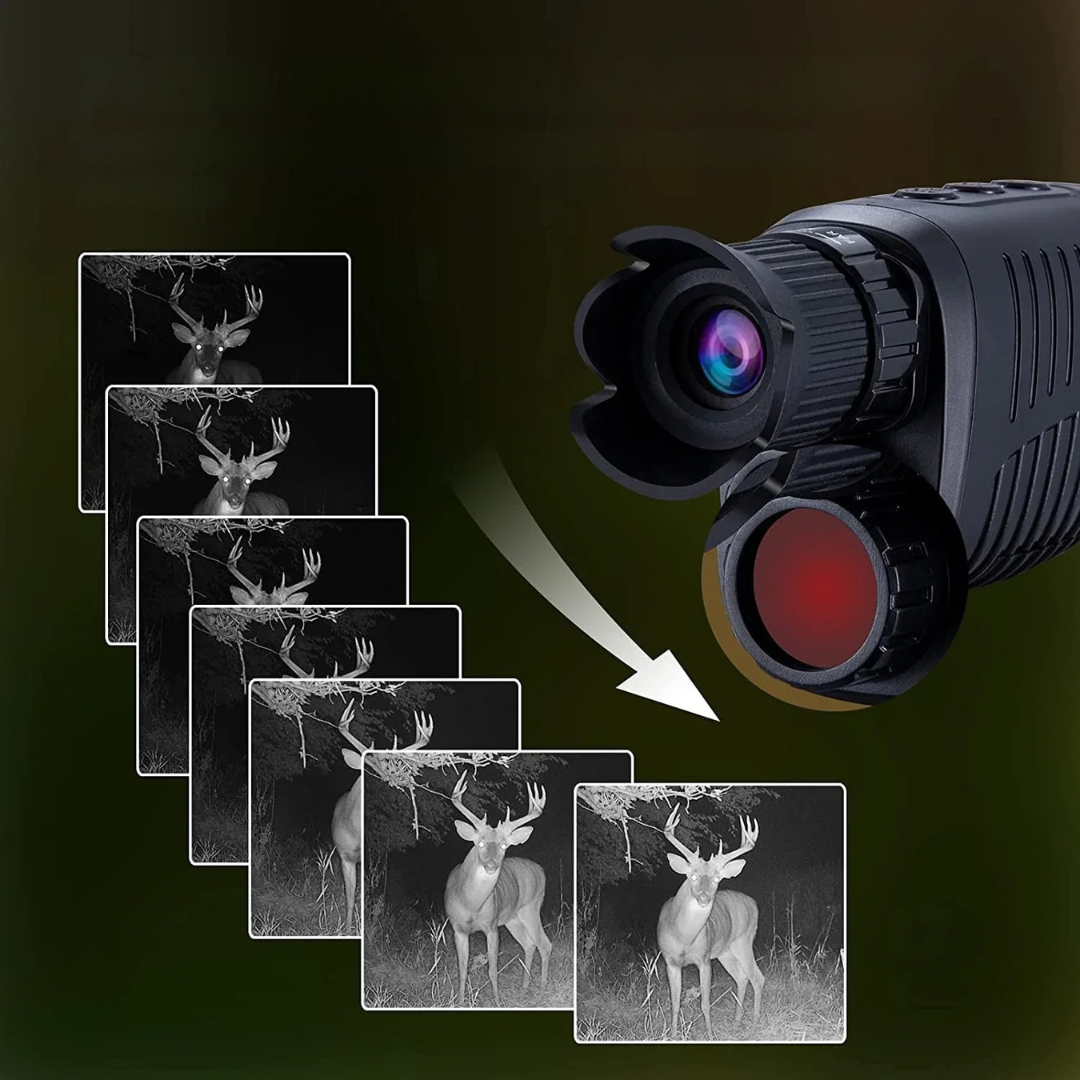 Nattvisionskamera med infraröd zoomlins