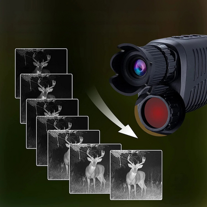 Nattvisionskamera med infraröd zoomlins