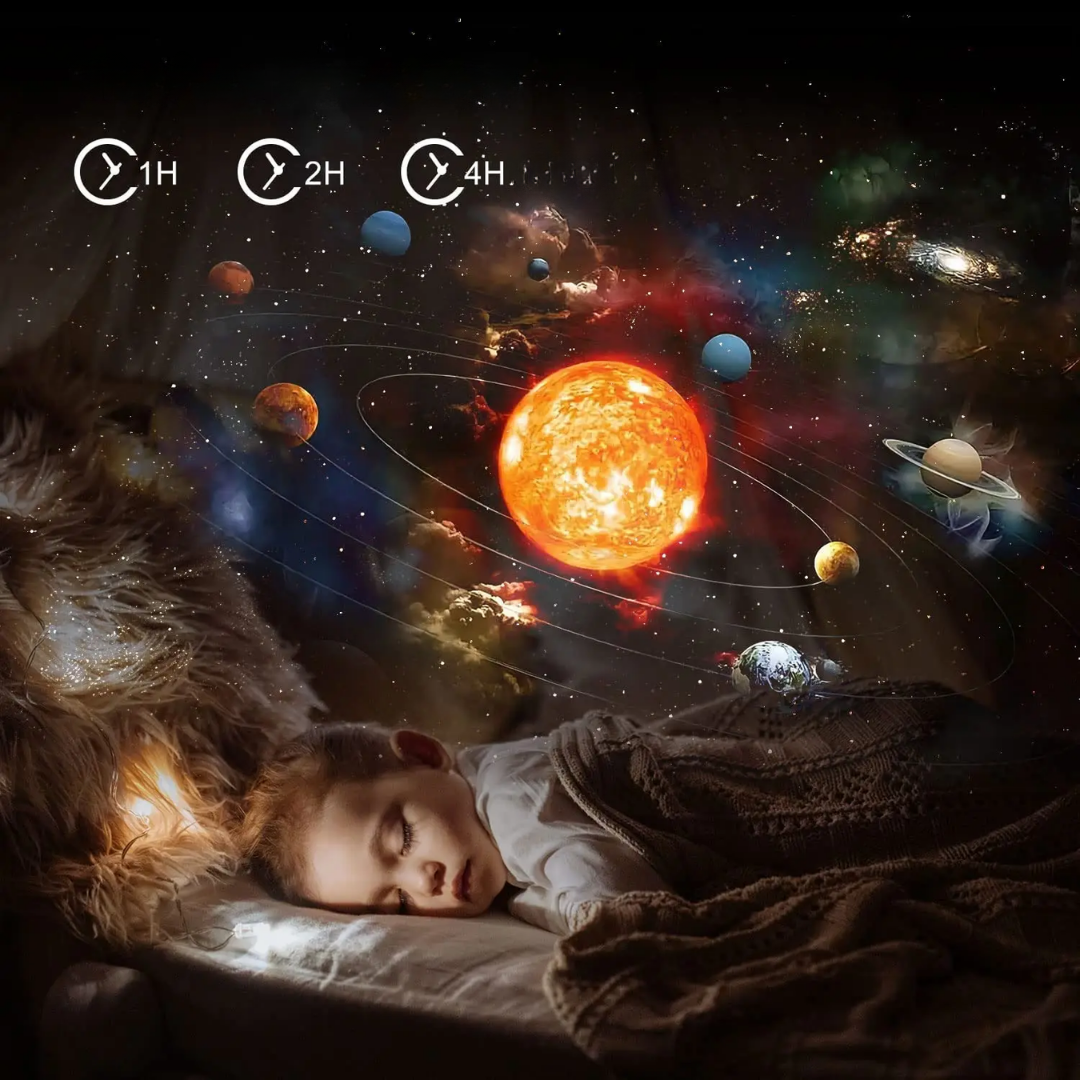 Galaxy Projektor LED Nattljus för Sovrum