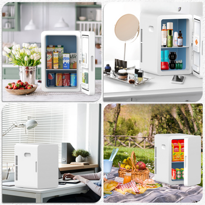 Mini Kylskåp Portabel Kylare och Värmare