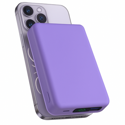 Trådlös laddare powerbank med magnetisk design