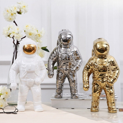 Keramisk Vas Modern Astronaut Rymdskulptur