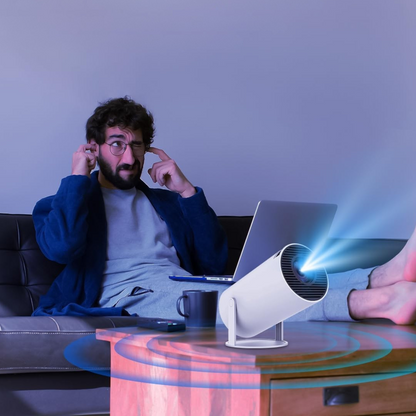 Hemmakino Bärbar Projektor med Android