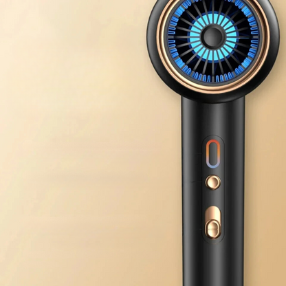 Hårtork med ionisk teknik och stylingverktyg