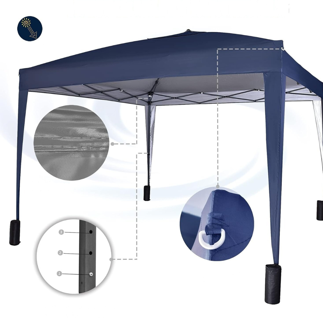 Utomhus Vattentålig Pop-Up Gazebo Tält