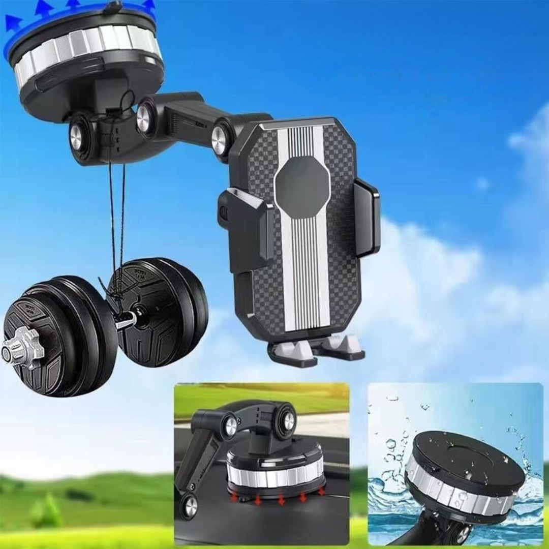 Telefonhållare för bil med stark sugkoppsfäste