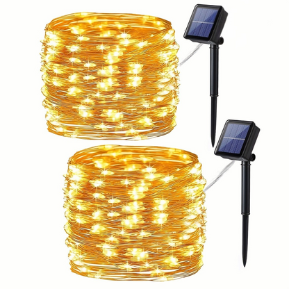 Fairy Lights Solcells Utomhus Halloween Ljusgardin