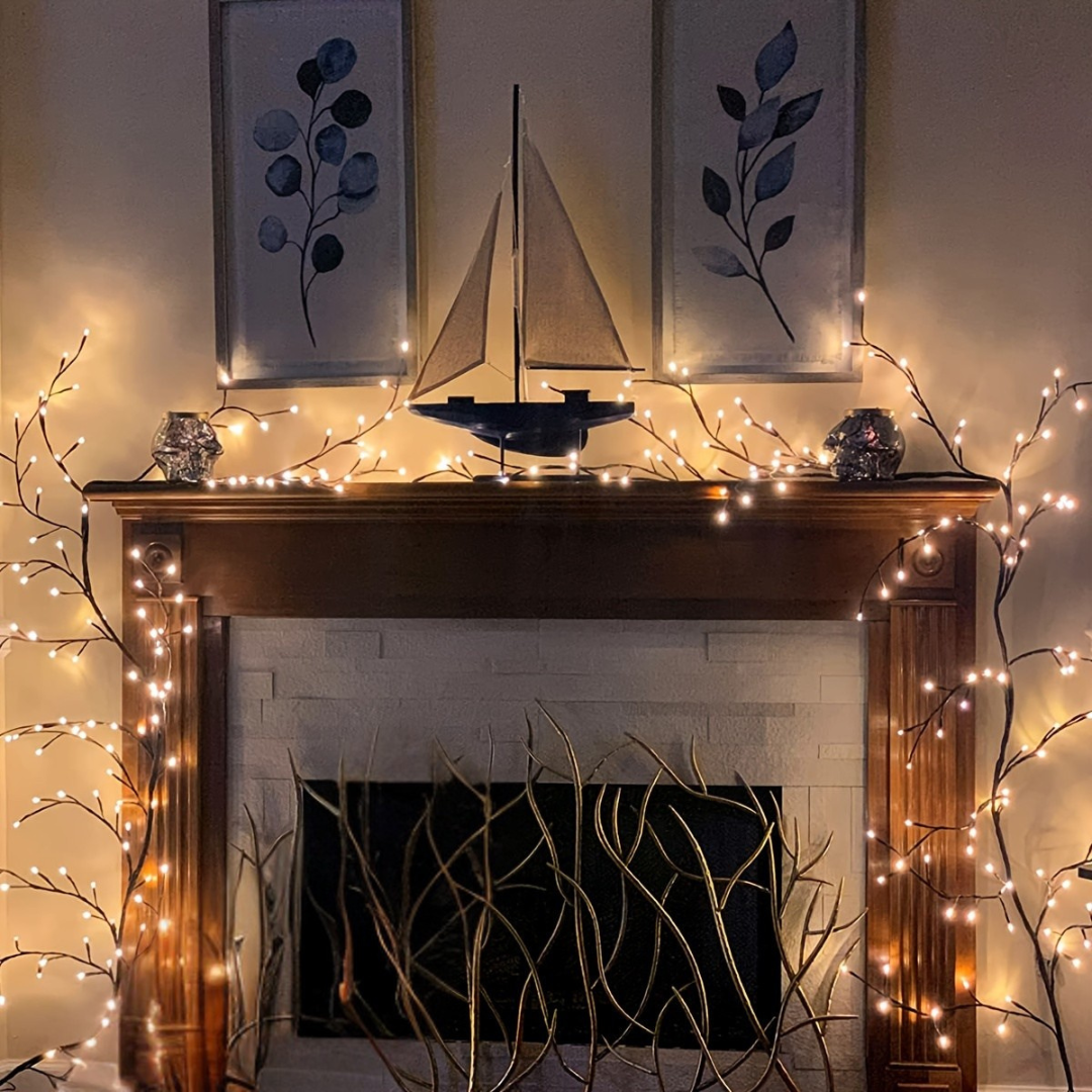 Vägglampor med LED-videokvistsdesign