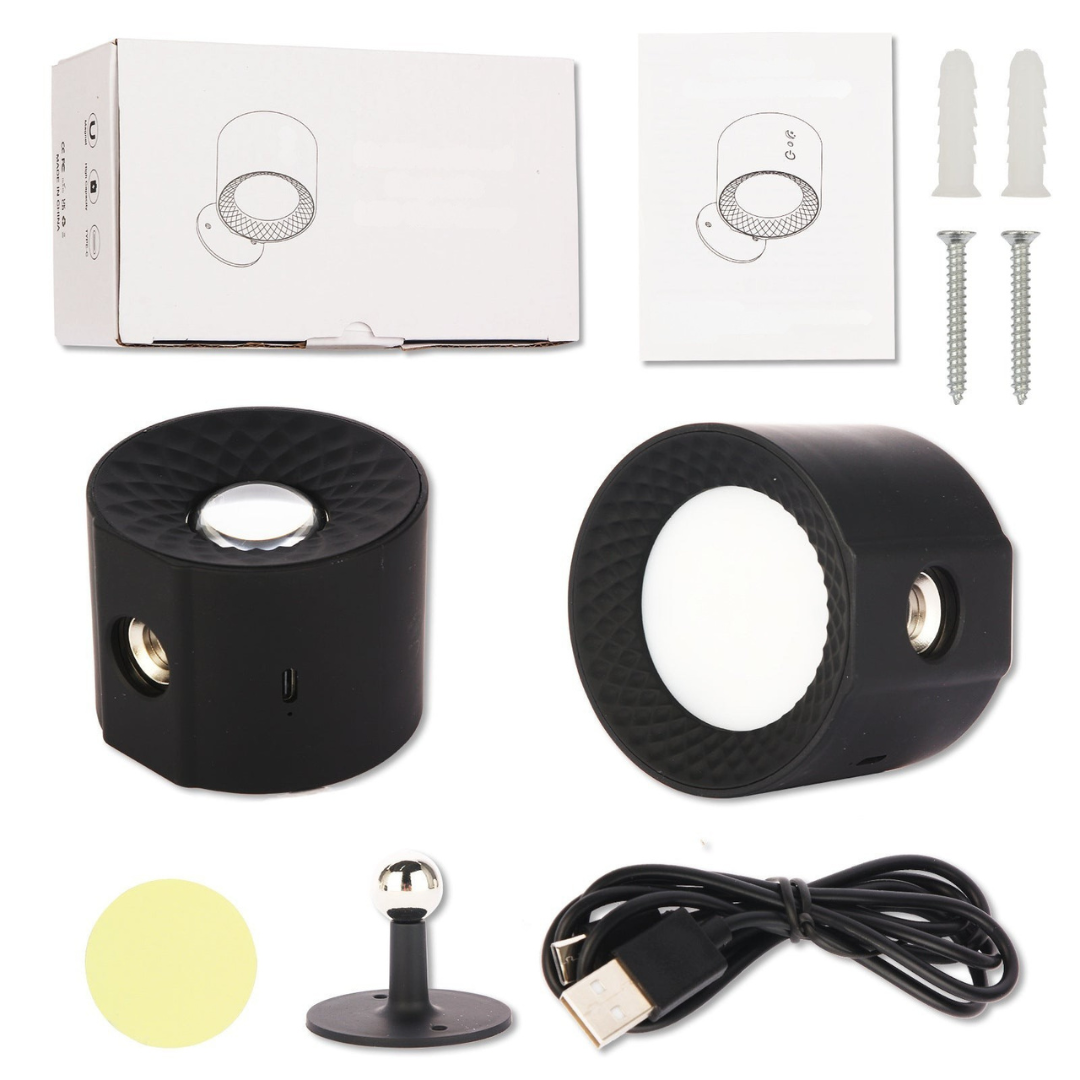 LED Vägglampa med Fjärrkontroll och Dimmbar Inställningar