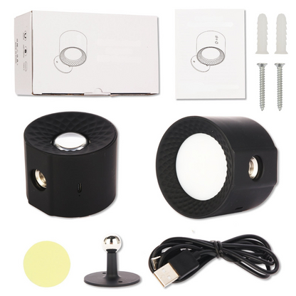 LED Vägglampa med Fjärrkontroll och Dimmbar Inställningar
