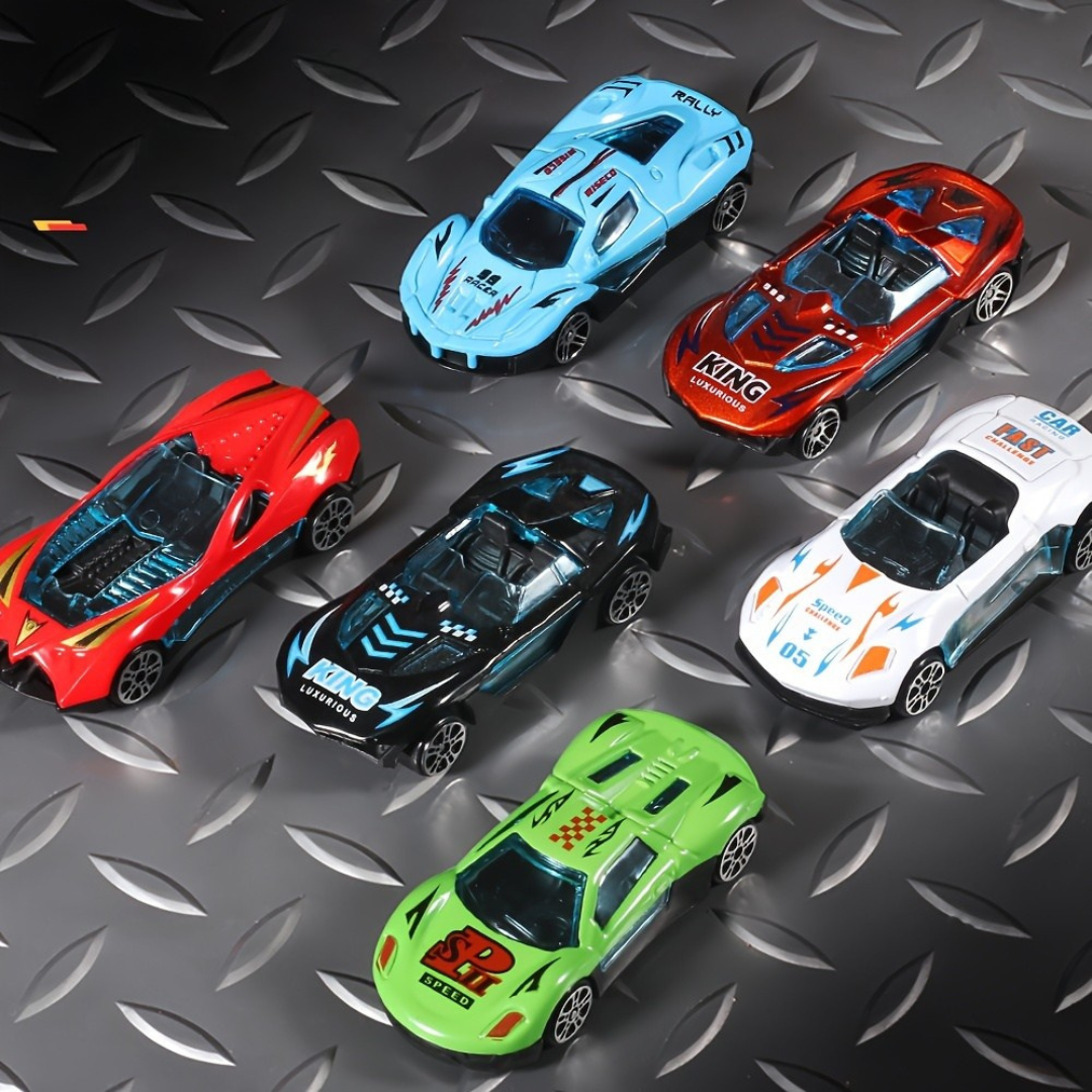 Leksaksbil Utlösare Set Manuell Racing Bana