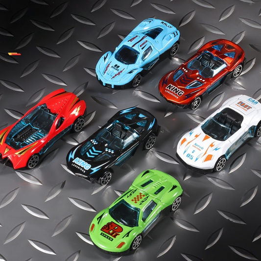 Leksaksbil Utlösare Set Manuell Racing Bana