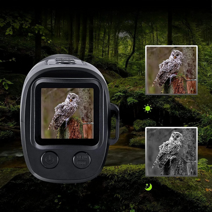 Nattvisionskamera med infraröd zoomlins