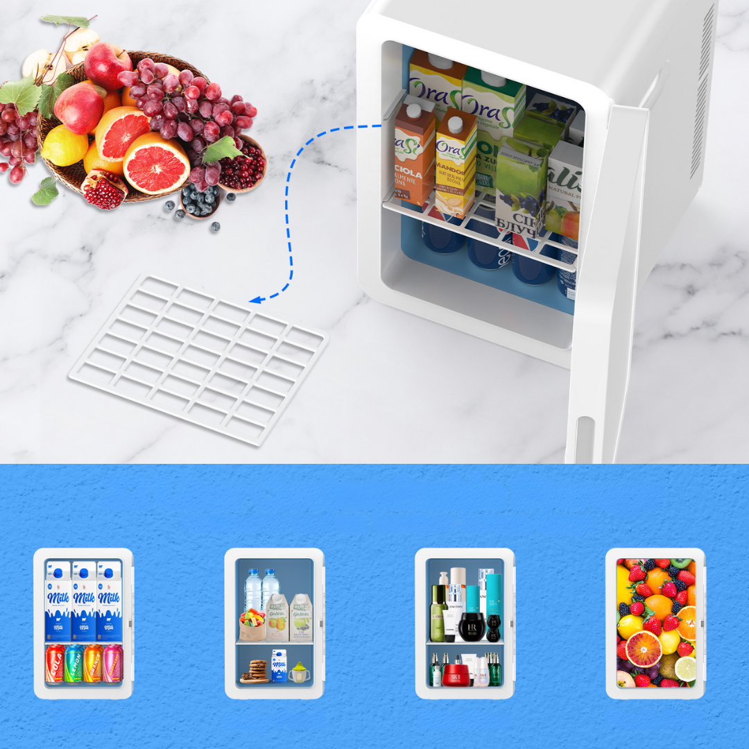 Mini Kylskåp Portabel Kylare och Värmare