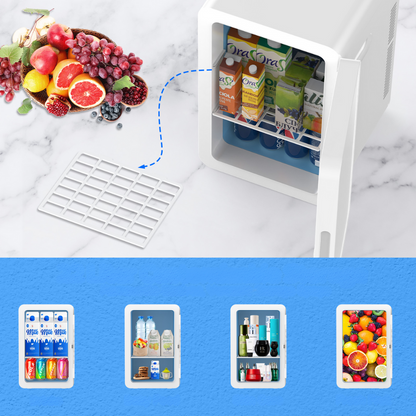 Mini Kylskåp Portabel Kylare och Värmare