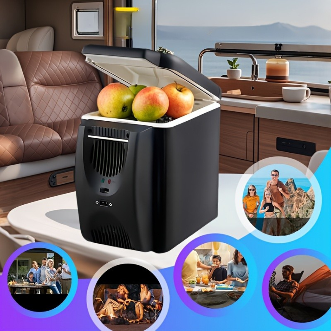 Bärbar Mini Kyl med Stort Utrymme