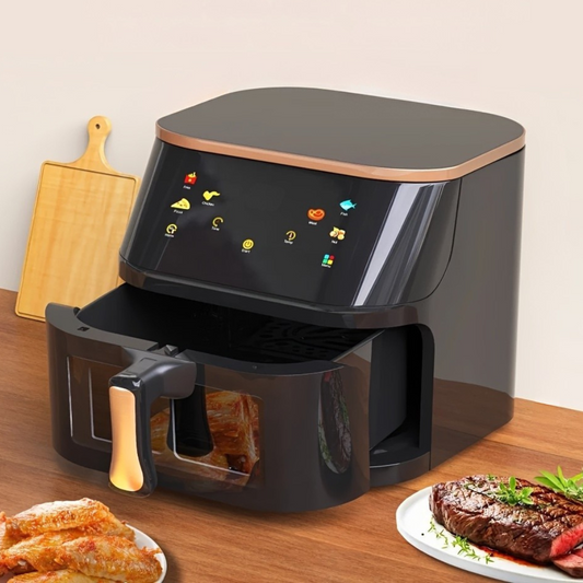 Stort Digitalt Rostfritt Stål Air Fryer Ugn