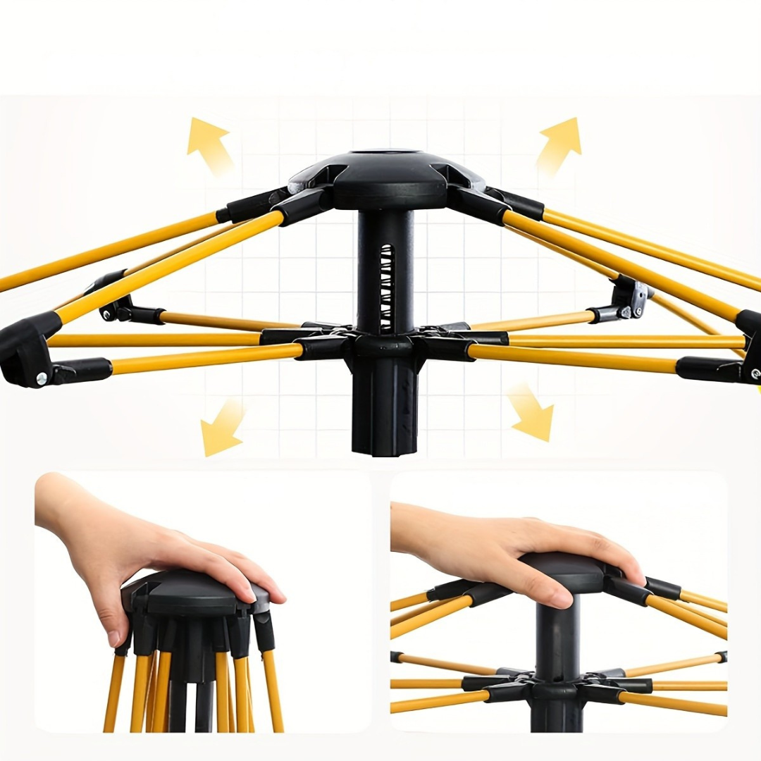 Camping Skyddstält med Oxford Tygeram