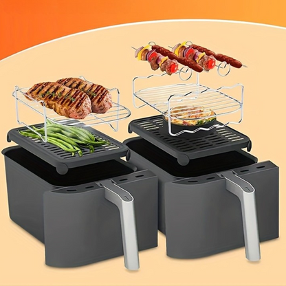 Air Fryer Tillbehörsset med BBQ Spett
