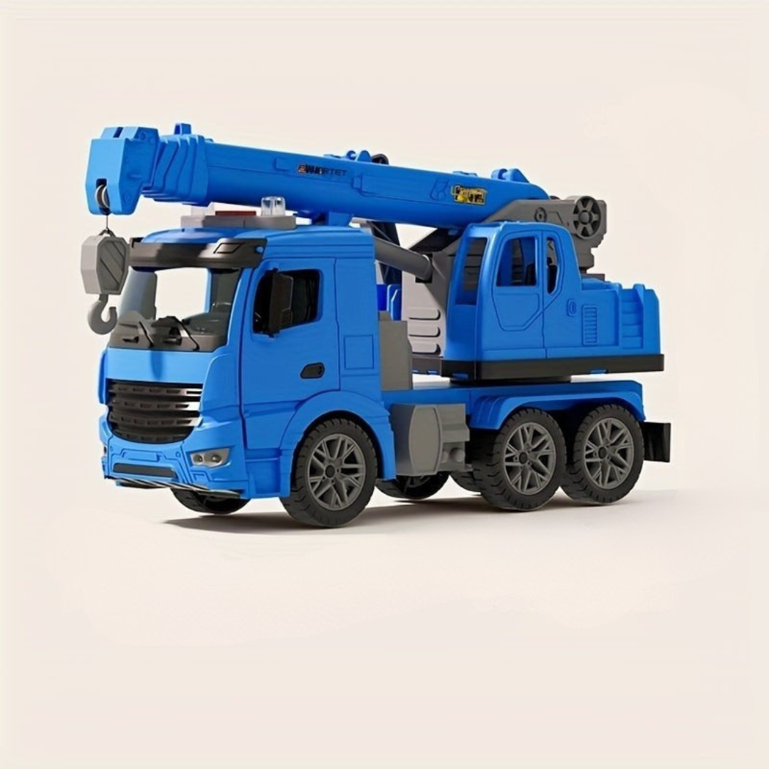 Byggleksak Lastbil Kran Fordon Plastmodell