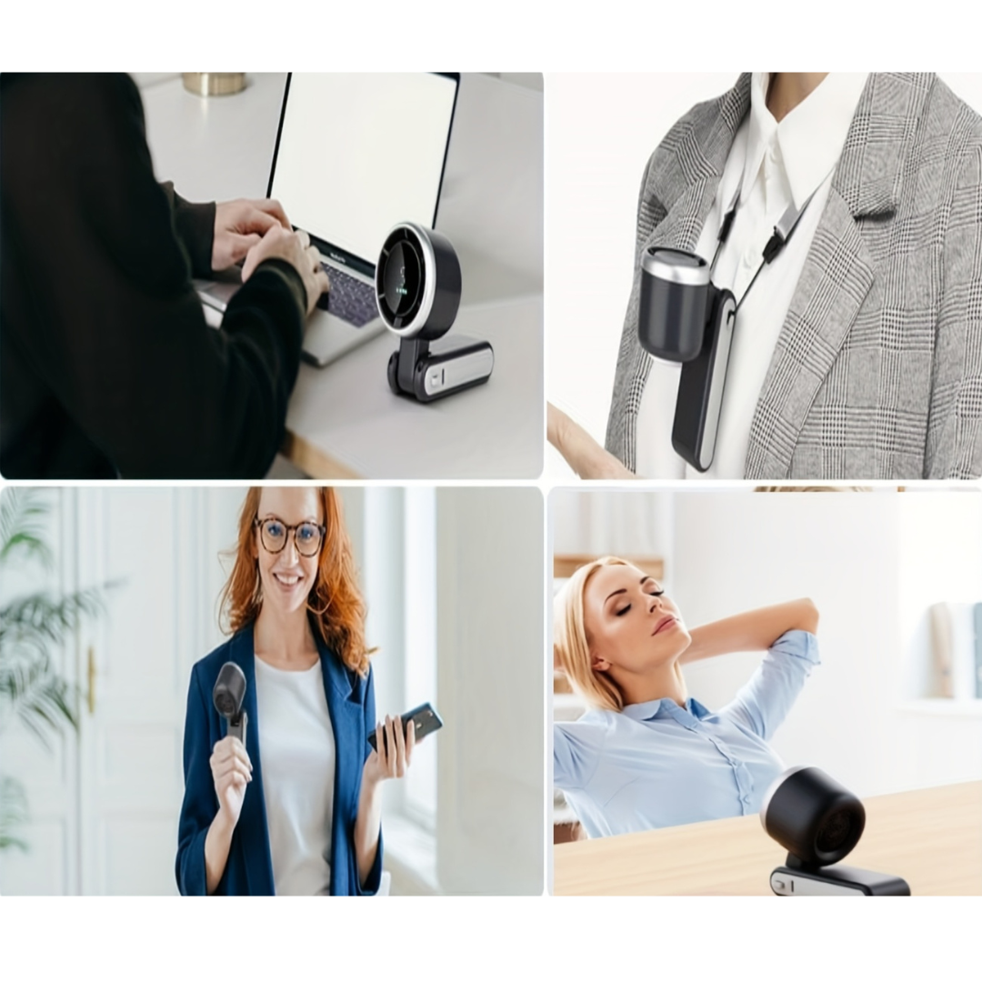 Uppladdningsbar Bärbar Handhållen Fläkt för Resa