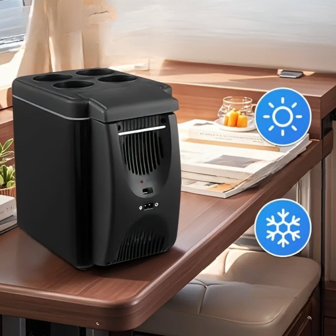 Bärbar Mini Kyl med Stort Utrymme