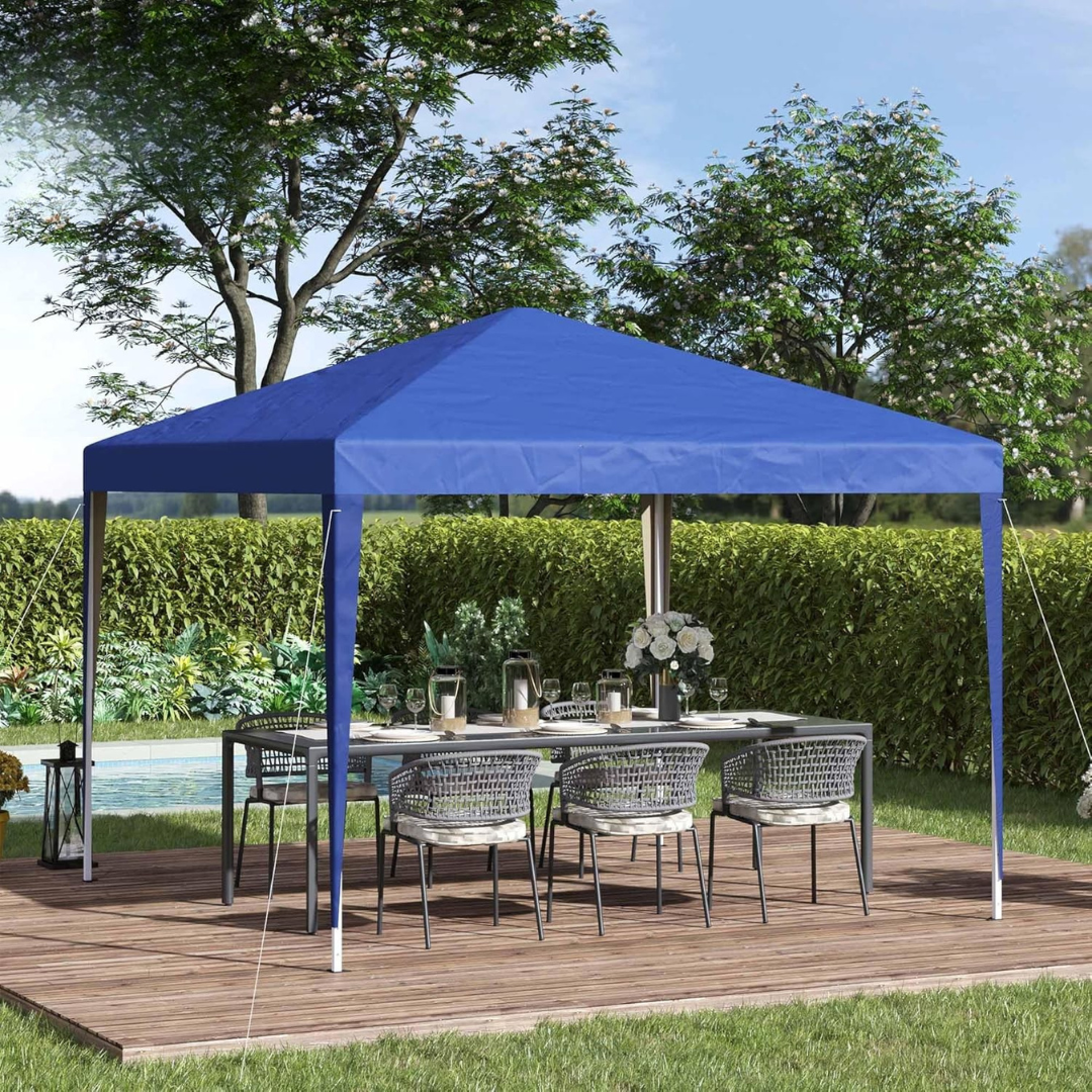 Pop Up Trädgårdspaviljong Tält med Stålram