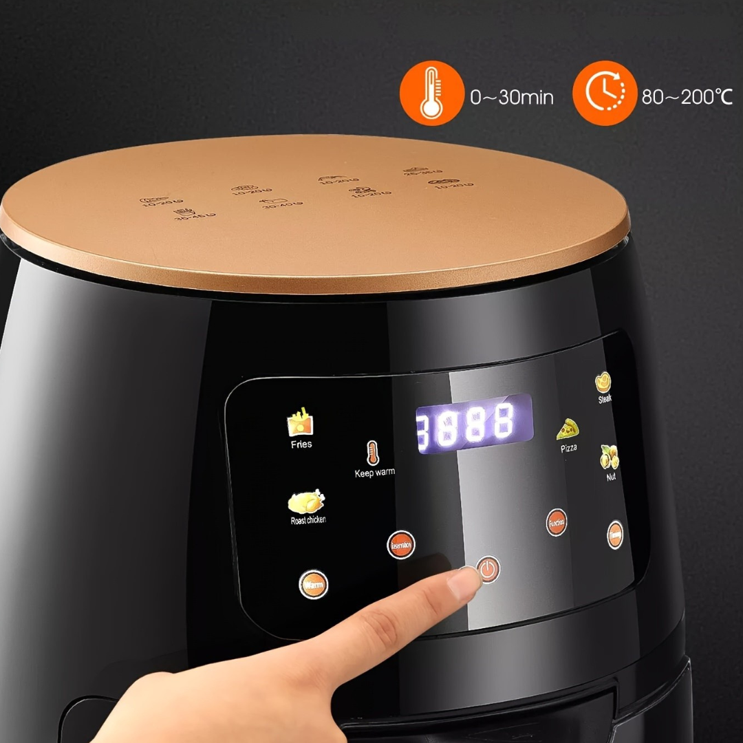 Stor kapacitet digital fritös i rostfritt stål