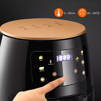 Stor kapacitet digital fritös i rostfritt stål