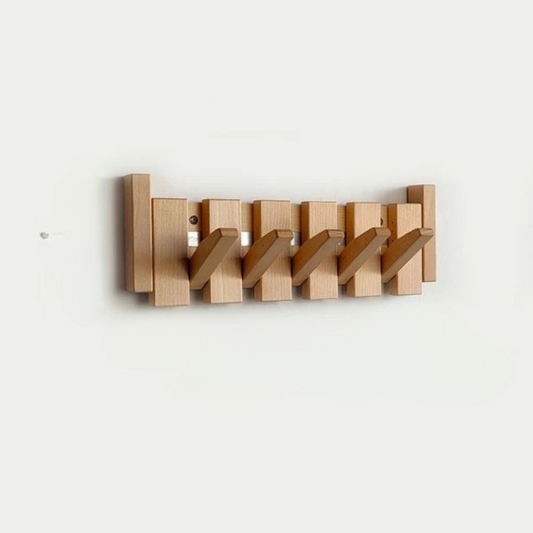 Träväggskrokar med fällbara kapphängare