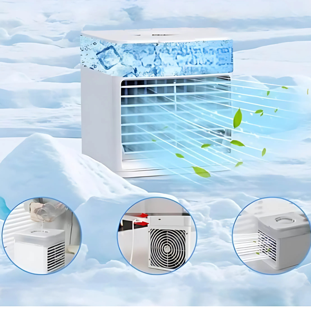 Bärbar luftkylare fläkt tyst justerbar luftfuktare