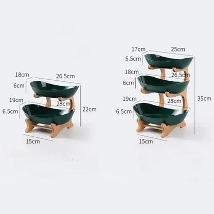 Fruktskålställning med Träram