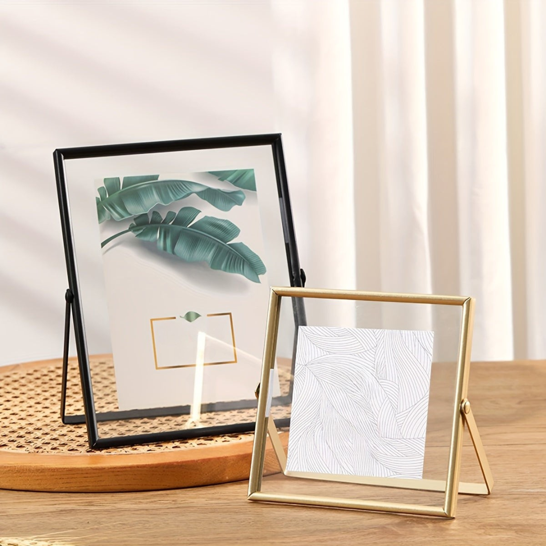 Digital fotoram Modern metall skrivbordsställning