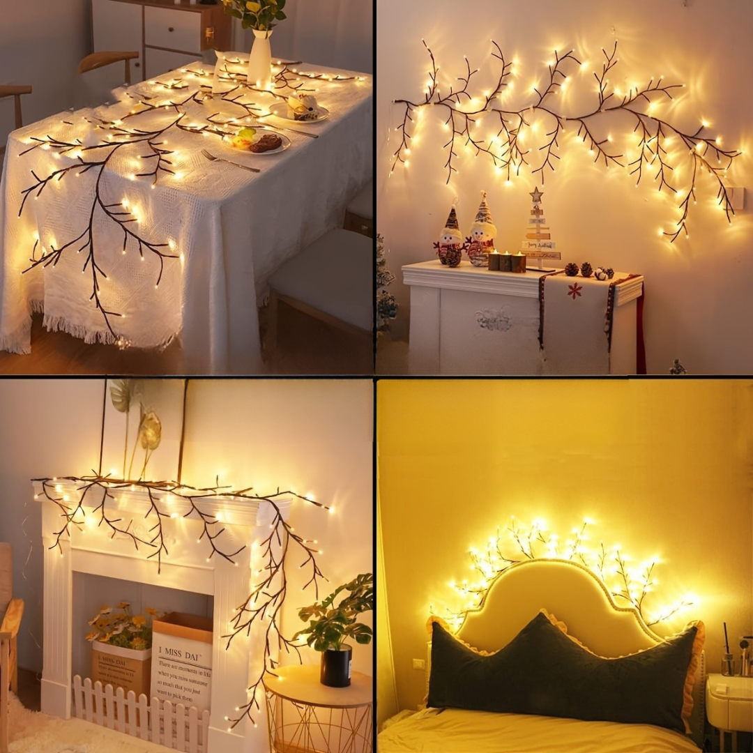 Vägglampor med LED-videokvistsdesign