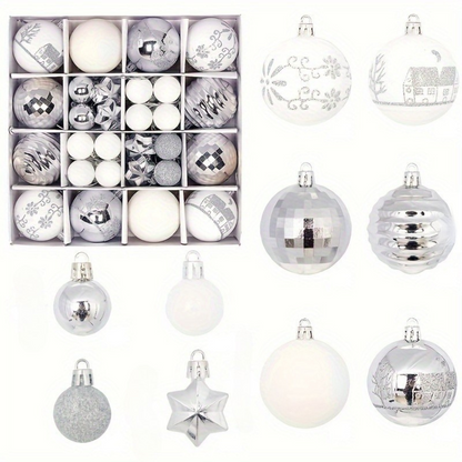 Julgranskulor Set – Plast Hängande Smycken