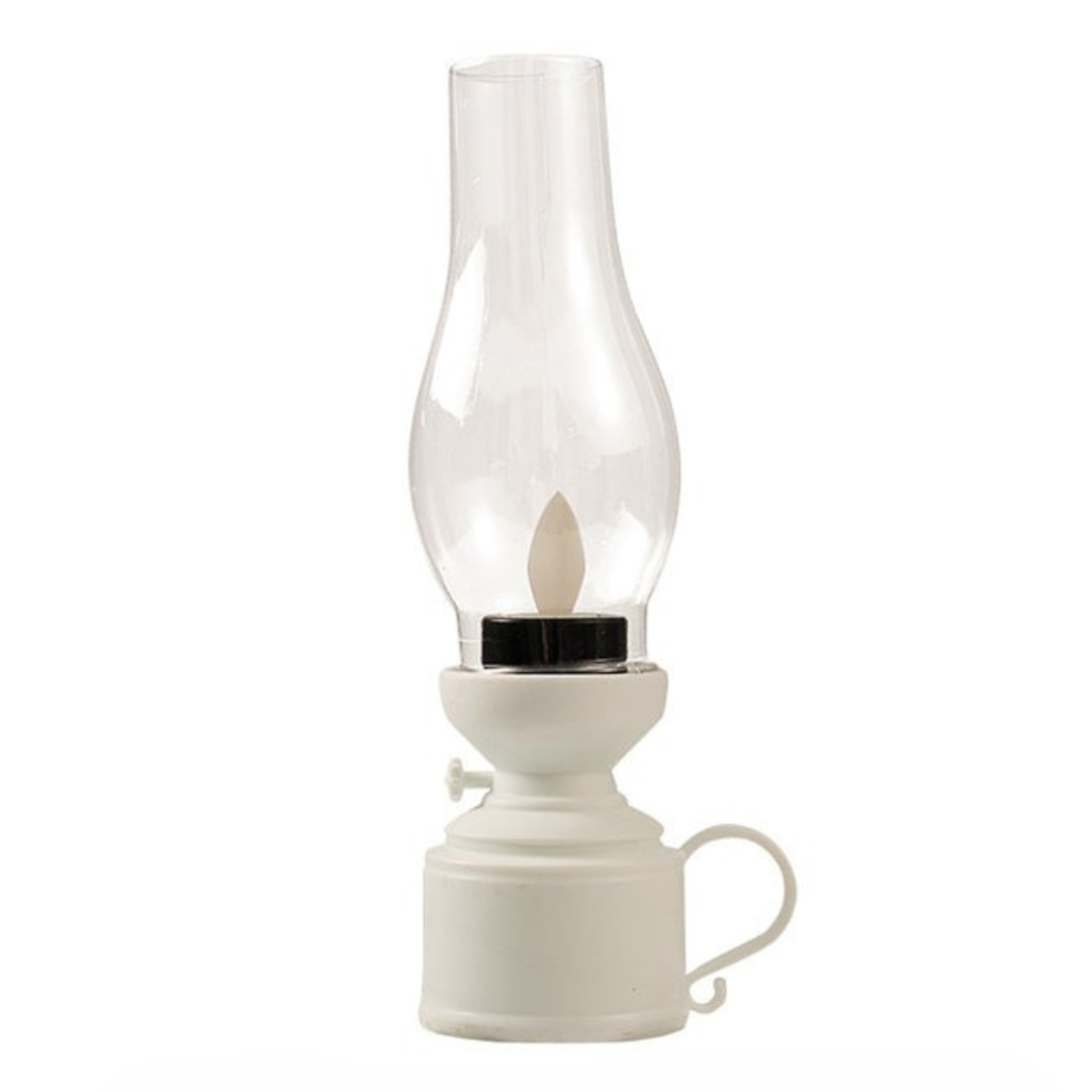 LED Bordslampa med Vintage Lykta Stil