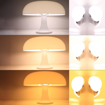 Bordslampa med minimalistisk svampdesign