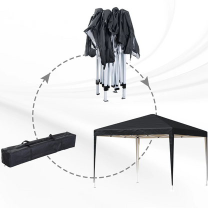 Pop Up Trädgårdspaviljong Tält med Stålram
