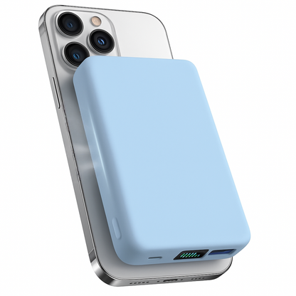 Trådlös laddare powerbank med magnetisk design
