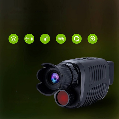 Nattvisionskamera med infraröd zoomlins
