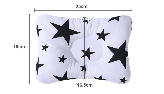 Babykudde för platt huvudstöd och komfort