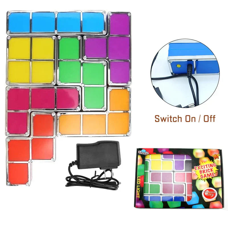Kreativ Tetris Block Nattlampa
