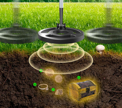 Metall Detector Lätt Justerbar Skattjägare