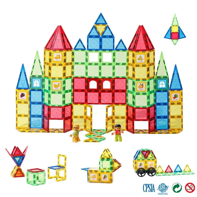 Kreativ Bygg - Magnetiska Plattor Set